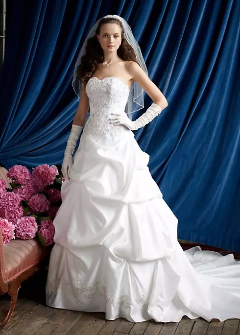 Strapless Sweetheart Pick-Up Ball Gown  Image 1