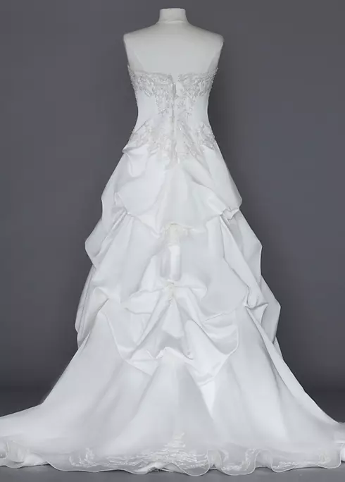 Petite Strapless Sweetheart Pick-Up Ball Gown  Image 2