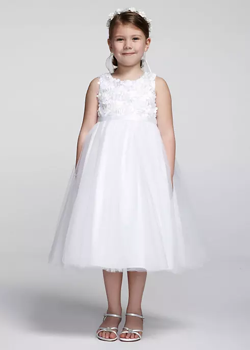 Tank Tulle Ball Gown With Floral Detail Image 1