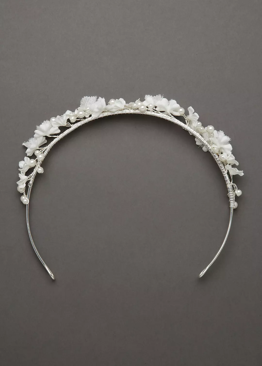 Flower and Pearl Headband Image 2