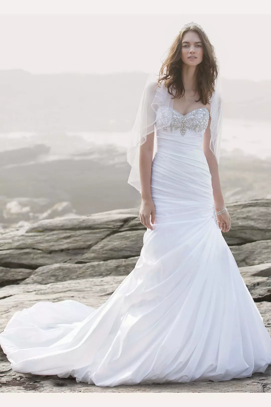 Strapless Sweetheart Trumpet Wedding Gown Image