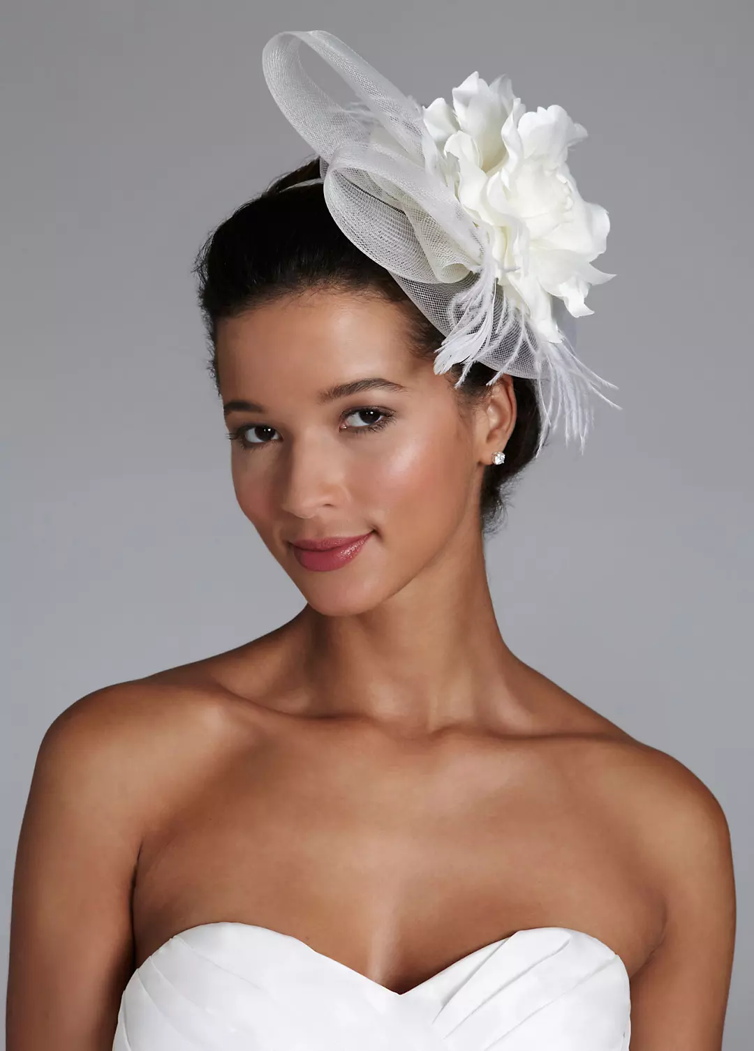 Flower and Feather Headband Hat Image