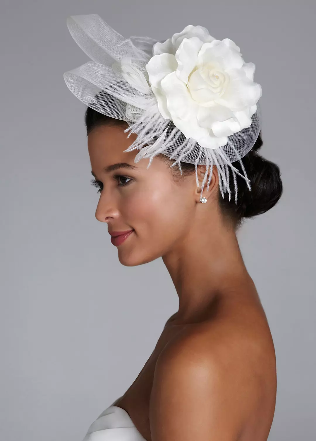 Flower and Feather Headband Hat Image 2