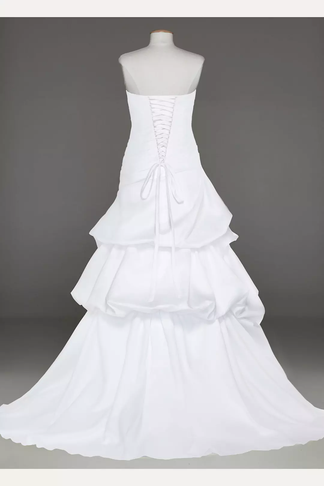 Dropped Waist Strapless Sweetheart Wedding Dress  Image 3