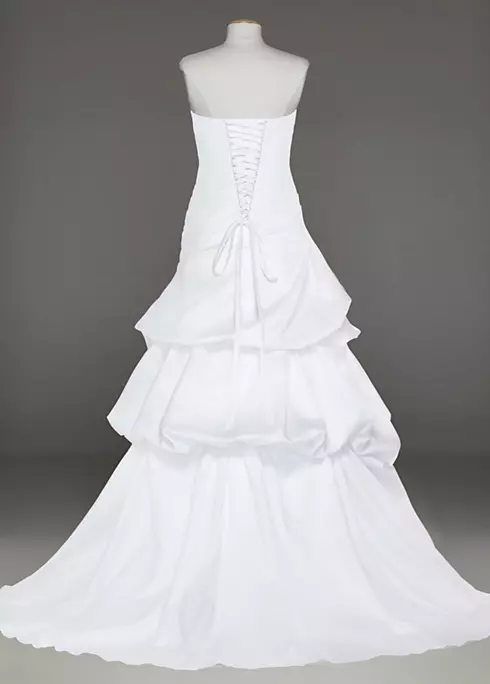 Dropped Waist Strapless Sweetheart Wedding Gown Image 3