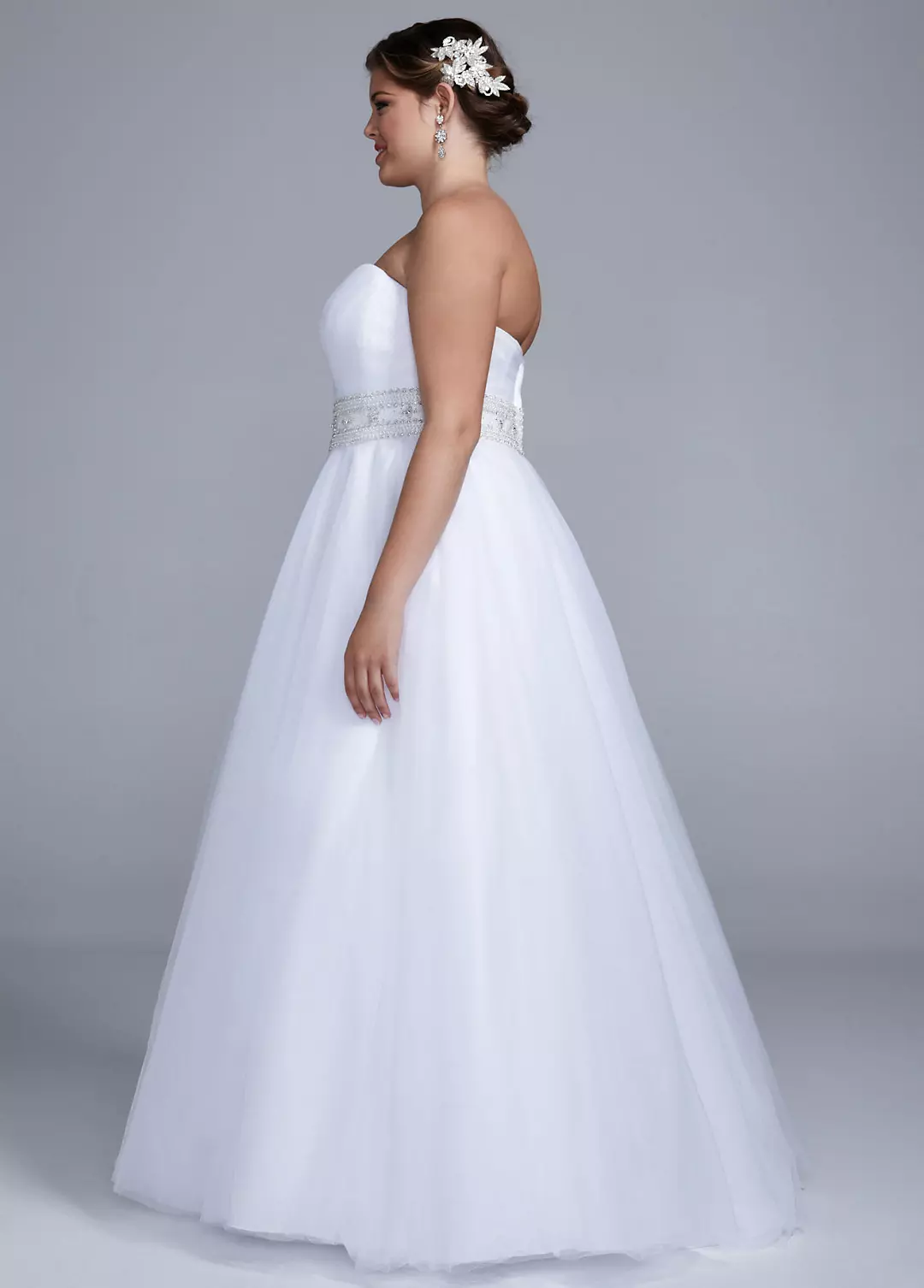 Strapless Tulle Ball Gown Image 3