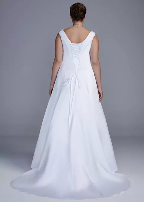 Extra Length A-Line with Side-Draped Bodice  Image 3