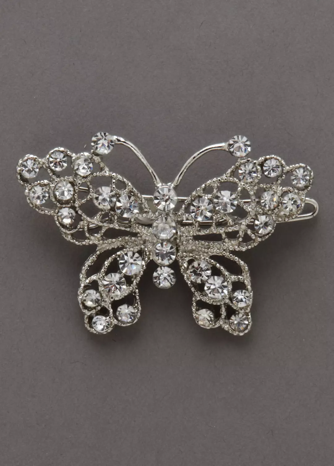 Crystal Butterfly Barrette Image