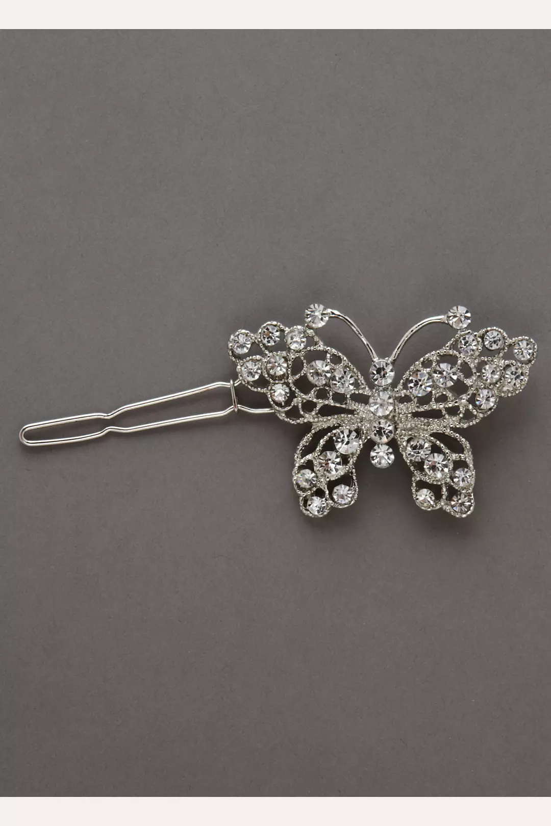Crystal Butterfly Barrette Image 2