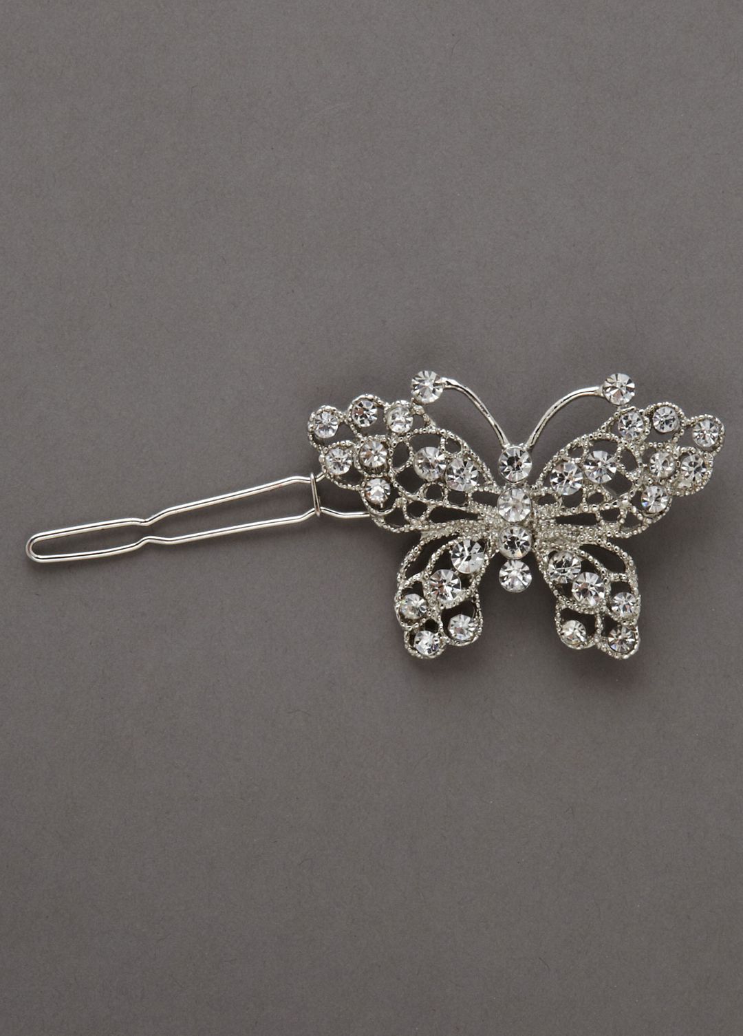 Crystal Butterfly Barrette Image 3
