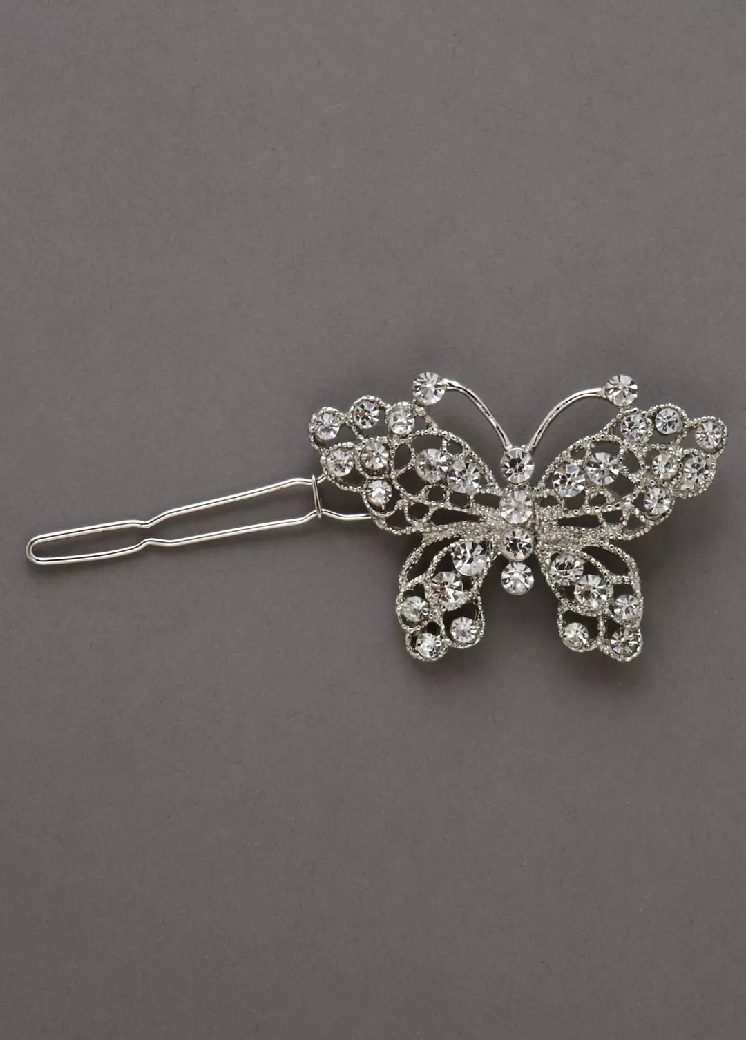 Crystal Butterfly Barrette Image 2