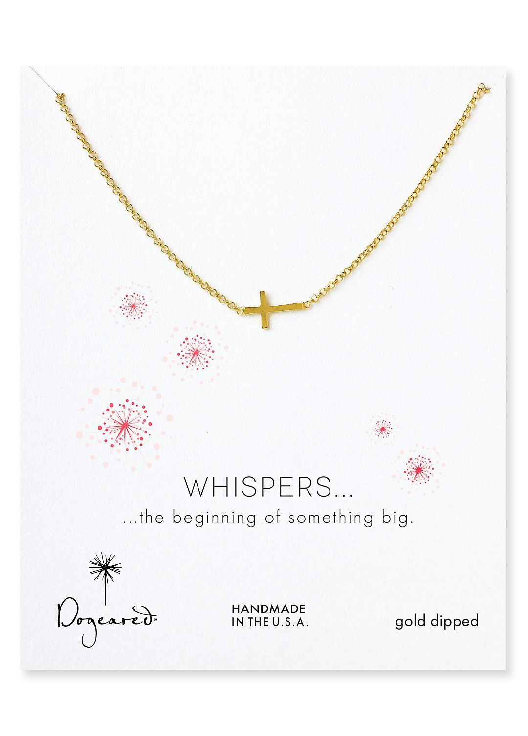 Whisper Cross Necklace Image 3