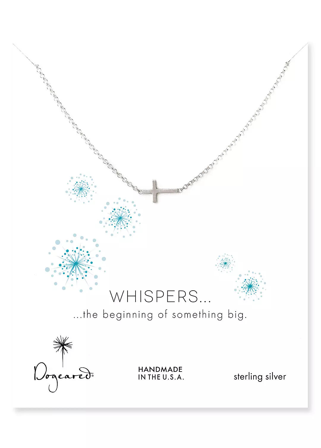 Whisper Cross Necklace Image 2