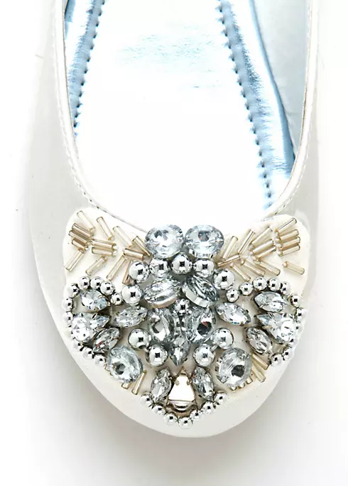 Ballet Flat with Beaded Design Image 2