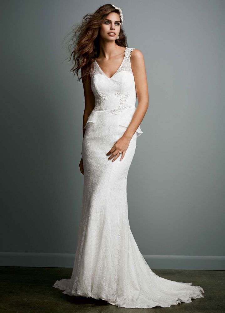 Lace Sheath Wedding Dress 10