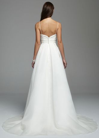 Spaghetti Strap Empire Waist Wedding Dress