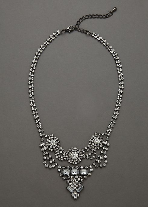 Crystal Geo Statement Necklace Image 1