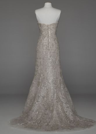 David's bridal shop silver wedding dresses