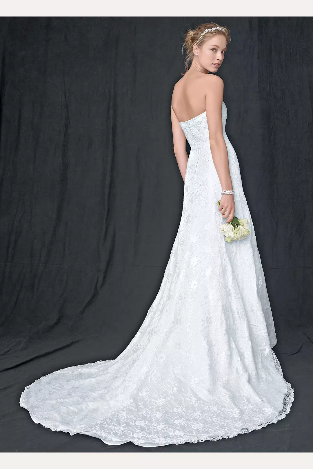 A-line Lace Wedding Dress with Beaded Detail  Image 2