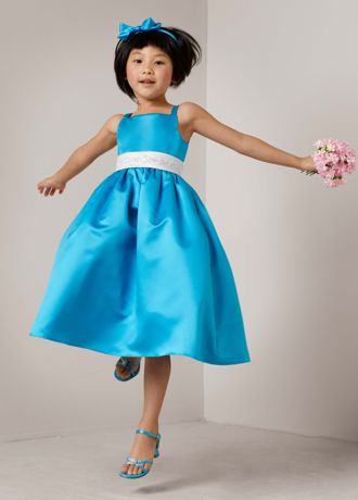 Taffeta Flower Girl Sash