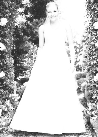 Satin V-Neck Halter Gown | David's Bridal