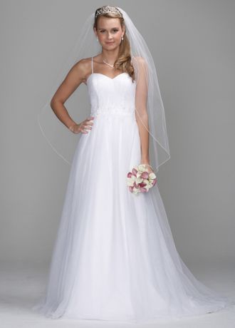 Spaghetti Strap Tulle with Sweetheart Neckline Image