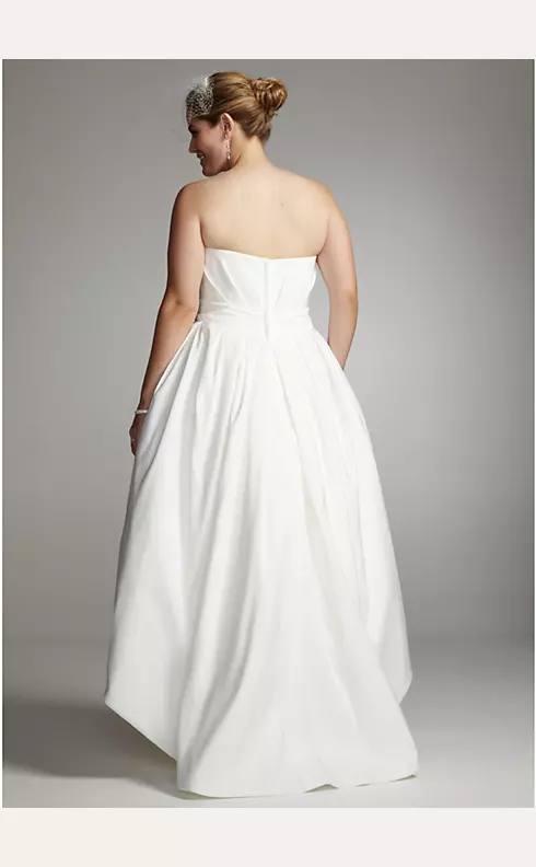 Strapless Faille with Sweetheart Draped Bodice Image 2