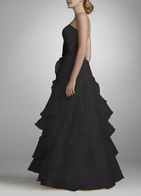 Tiered Organza Ball Gown Image 3