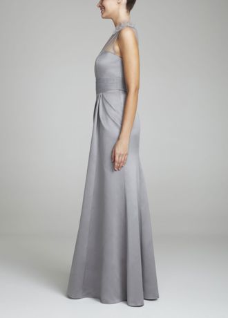 Mercury Gray Mother of the Bride Dress