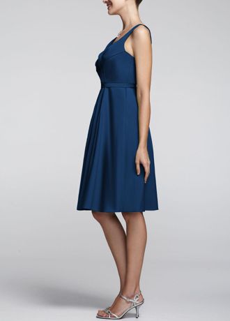 David s Bridal Cotton Sateen Dress