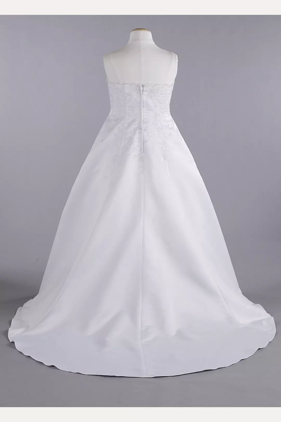 Aline Gown with Beaded Lace and Scalloped Neckline Image 2