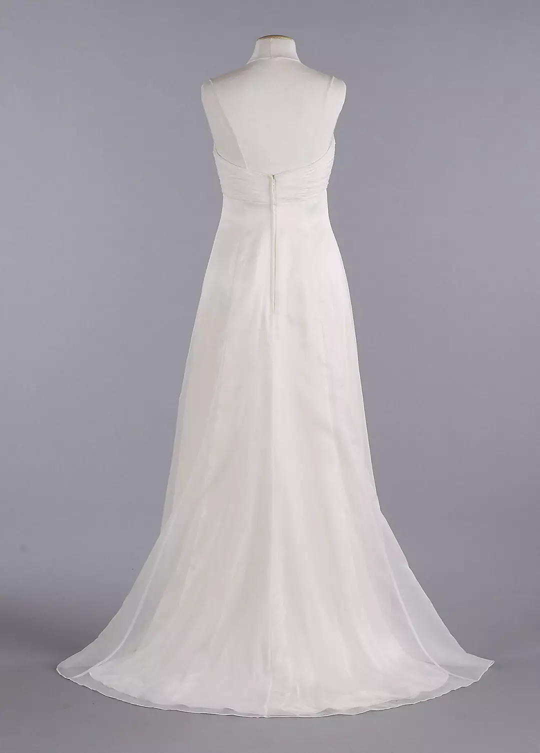 Soft Organza Gown with Ruched Empire Bodice  Image 3