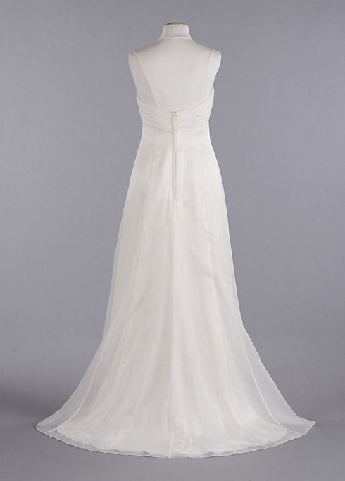 Organza Soft Gown with Ruched Empire Bodice Image 2