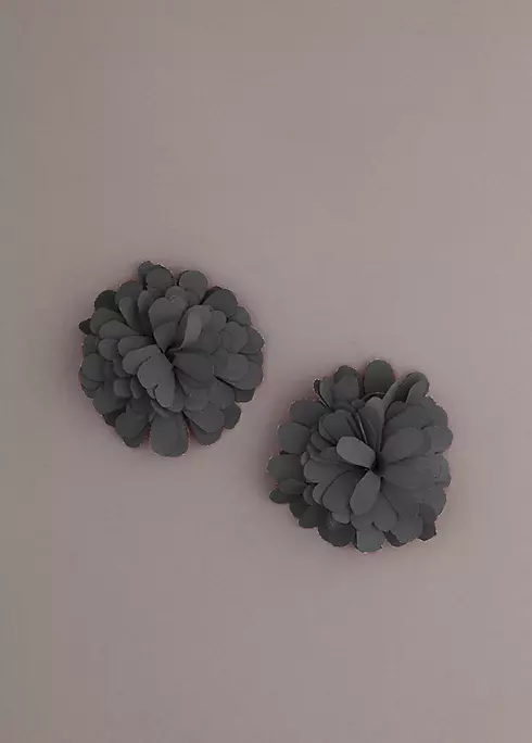 Flower Pouf Shoe Clip Image 1