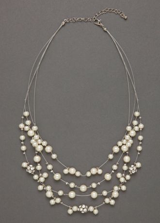 Spaced Pearl Necklace – POPPY FINCH