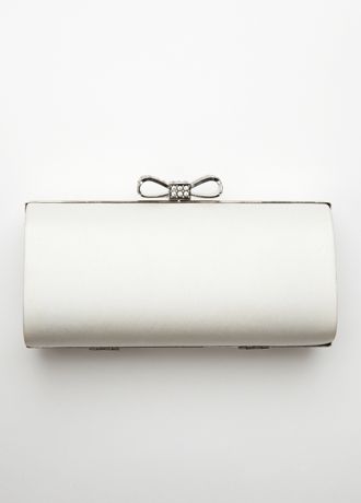 Crystal Bow Hardcase Clutch | David's Bridal