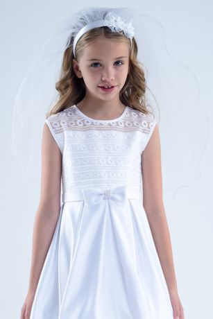 US Angels Communion Beaded Headband with Veil